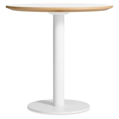 Blu Dot Easy Round Cafe Table - Color: White - Size: Medium - EZ1-CF30WH-WH