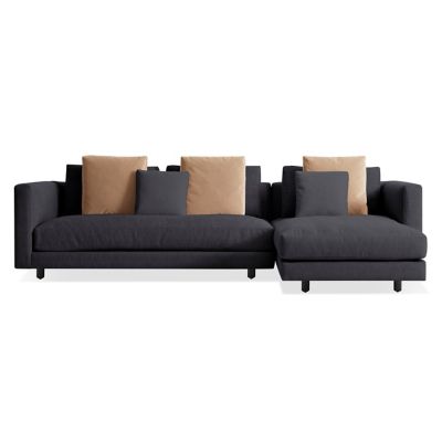 BDT2525722 Blu Dot Hands Down Sofa with Chaise - Color: Blue  sku BDT2525722