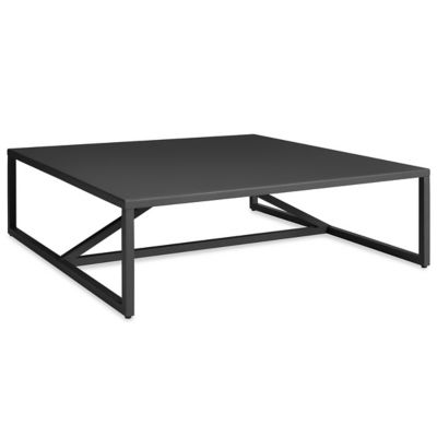 Blu Dot Strut Outdoor Square Coffee Table - Color: Black - SR1-OSQCTB-CB