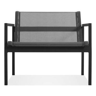 BDT2526554 Blu Dot Skiff Outdoor Lounge Chair - Color: Black  sku BDT2526554