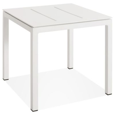 BDT2526556 Blu Dot Skiff Outdoor Square Side Table - Color: W sku BDT2526556