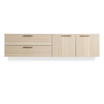 Blu Dot Shale 2 Door/2 Drawer Wall-Mounted Cabinet - Color: Cream - SH1-2D2