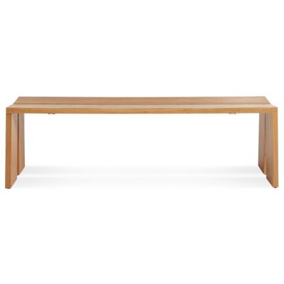 BDT502588 Blu Dot Amicable Split Bench - Color: Brown - Size sku BDT502588