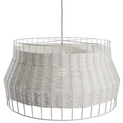 Blu Dot Laika Large Pendant Light - Color: White - LA1-LGWIRE-WH