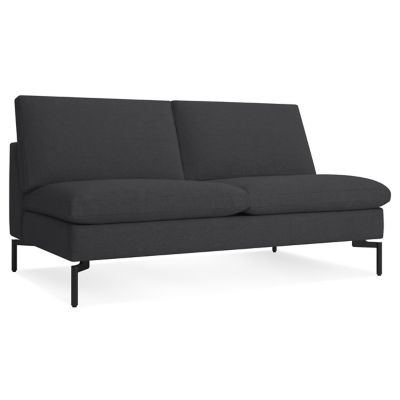 Blu Dot New Standard Armless Sofa - Color: Black - NS1-NARMBK-PA