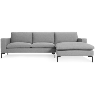 Blu Dot New Standard Sofa with Chaise - Color: Grey - NS1-SECBKA-GY