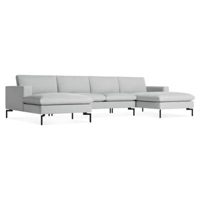 Blu Dot New Standard U-Shaped Sectional Sofa - Color: Grey - NS1-USECBK-IT