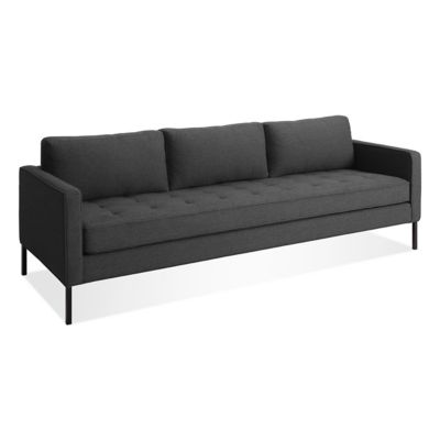 BLUY1455778930 Blu Dot Paramount Sofa - Color: Black - Size: 95 - sku BLUY1455778930