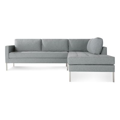 Blu Dot Paramount Sectional Sofa - Color: Grey - PM1-RLSECS-CE