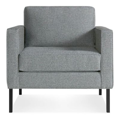 BLUY1455712117 Blu Dot Paramount Lounge Chair - Color: Grey - PM1 sku BLUY1455712117