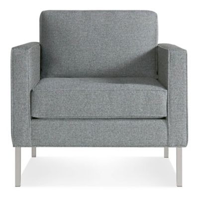 BLUY3488925 Blu Dot Paramount Lounge Chair - Color: Grey - PM1 sku BLUY3488925