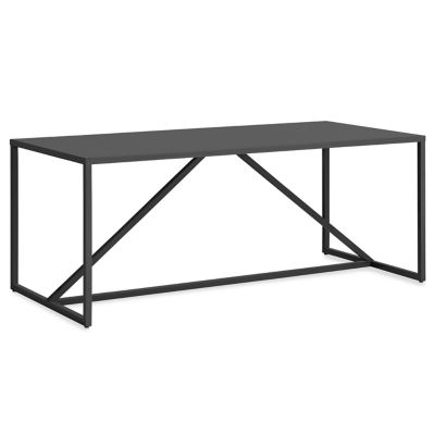 Blu Dot Strut Outdoor Dining Table - Color: Black - SR1-ODLGTB-CB