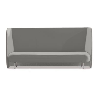 Bernhardt Design Chapelle Privacy Wall Sofa - Color: Polished Aluminum - 48