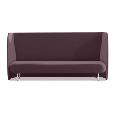 Bernhardt Design Chapelle Privacy Wall Sofa - Color: Polished Aluminum - 48