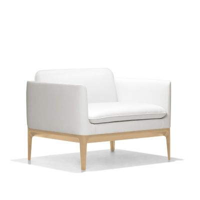 Bernhardt Design Atlantic Lounge Chair - Color: White - 6262_3113-200_MPL83