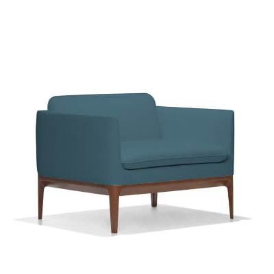 Bernhardt Design Atlantic Lounge Chair - Color: Blue - 6262_860_Maple3470_0