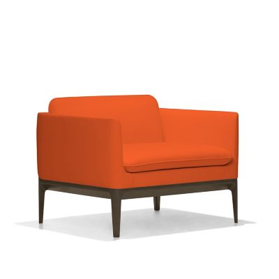 Bernhardt Design Atlantic Lounge Chair - Color: Orange - 6262_861_Maple3470