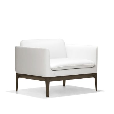 Bernhardt Design Atlantic Lounge Chair - Color: White - 6262_861_Maple3113_