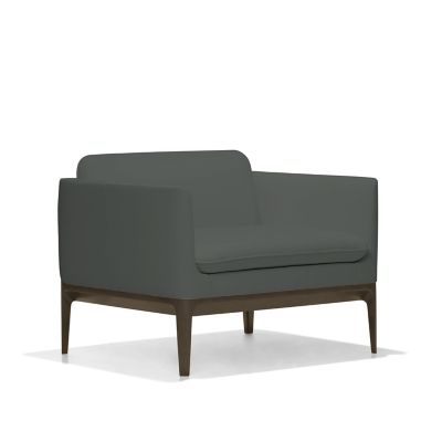 Bernhardt Design Atlantic Lounge Chair - Color: Grey - 6262_861_Maple3113_2