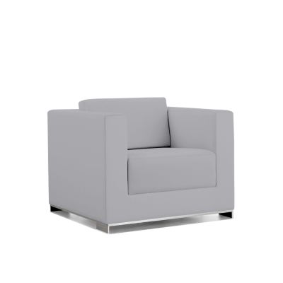 Bernhardt Design b.1 Lounge Chair - Color: Grey - 4302AS_3470_011