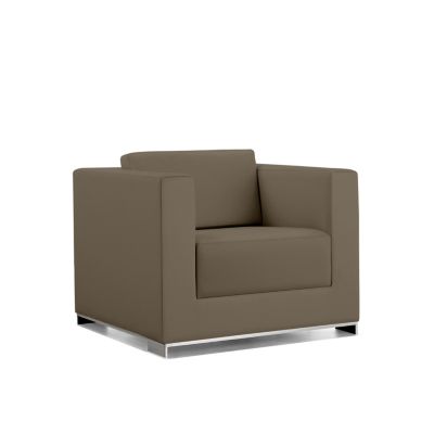 Bernhardt Design b.1 Lounge Chair - Color: Brown - 4302BS_3470_022