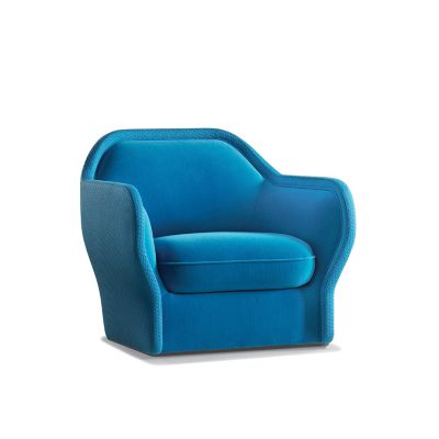 BERY1453934739 Bernhardt Design Bardot Lounge Chair - Color: Blue sku BERY1453934739