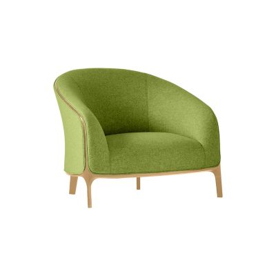 Bernhardt Design Catherine Lounge Chair - Color: Green - 4750_837_Maple3470