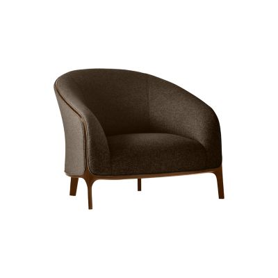 Bernhardt Design Catherine Lounge Chair - Color: Brown - 4750_860_Maple3470