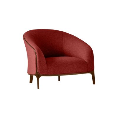 Bernhardt Design Catherine Lounge Chair - Color: Red - 4750_860_Maple3470_0