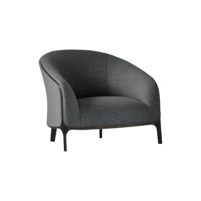 Bernhardt Design Catherine Lounge Chair - Color: Grey - 4750_3470-101