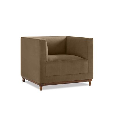 Bernhardt Design Mills Lounge Chair - Color: Brown - 6482_860_Walnut3470_02