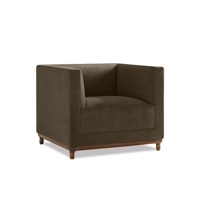 Bernhardt Design Mills Lounge Chair - Color: Brown - 6482_860_Walnut3470_02