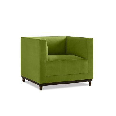 Bernhardt Design Mills Lounge Chair - Color: Green - 6482_861_Walnut3470_03