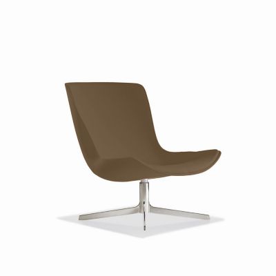 Bernhardt Design Vika Lounge Chair, Fully Upholstered - Color: Brown - 4700