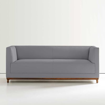 Bernhardt Design Mills Loveseat - Color: Grey - 6485_860_Walnut3470_011