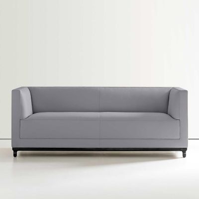 Bernhardt Design Mills Loveseat - Color: Grey - 6485_866_Walnut3470_011