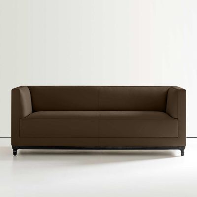 Bernhardt Design Mills Loveseat - Color: Brown - 6485_866_Walnut3470_022