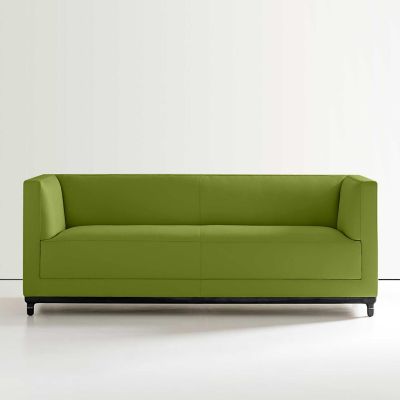 Bernhardt Design Mills Loveseat - Color: Green - 6485_866_Walnut3470_030