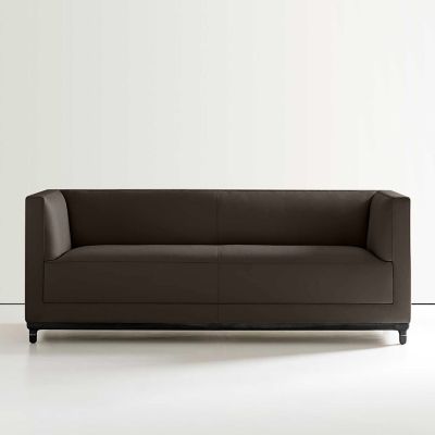 Bernhardt Design Mills Loveseat - Color: Brown - 6485_866_Walnut3113_255