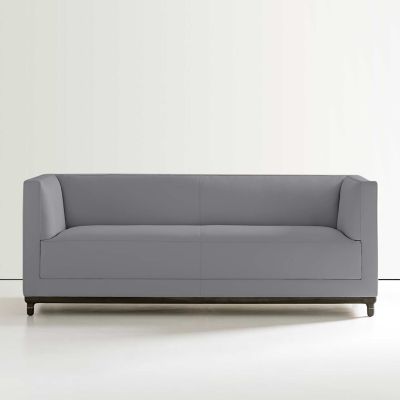 Bernhardt Design Mills Loveseat - Color: Grey - 6485_861_Walnut3470_011