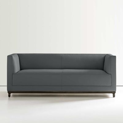 Bernhardt Design Mills Loveseat - Color: Grey - 6485_861_Walnut3470_101