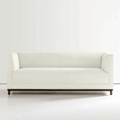 Bernhardt Design Mills Loveseat - Color: White - 6485_861_Walnut3113_200