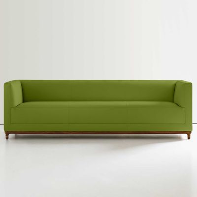 Bernhardt Design Mills Sofa - Color: Green - 6487_860_Walnut3470_030