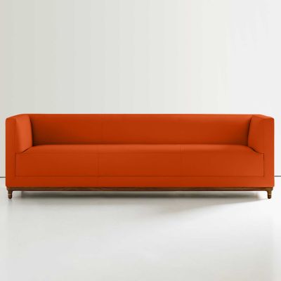 Bernhardt Design Mills Sofa - Color: Orange - 6487_860_Walnut3470_077