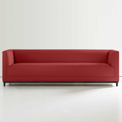 Bernhardt Design Mills Sofa - Color: Red - 6487_866_Walnut3470_060