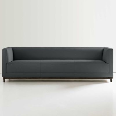 Bernhardt Design Mills Sofa - Color: Grey - 6487_861_Walnut3470_101