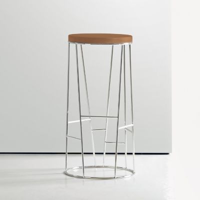 Bernhardt Design Forest Bar Stool - Color: Wood tones - 1528W_860_Walnut