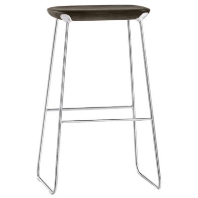 Bernhardt Design Laine Bar Stool - Color: Wood tones - 1545_861_Walnut