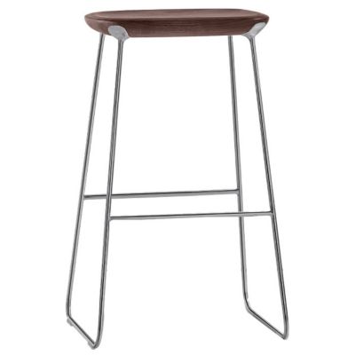 Bernhardt Design Laine Bar Stool - Color: Wood tones - 1545B_823_Walnut