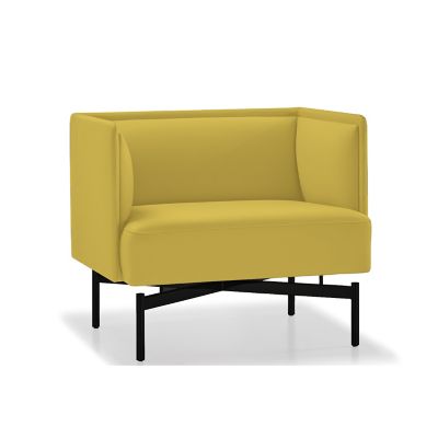 Bernhardt Design Finale Lounge Chair - Color: Yellow - 6510KL_3470-055